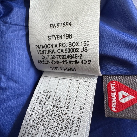 RARE Patagonia Nano Puff Bivy Pullover Jacket, women’s size S - Picture 6 of 6
